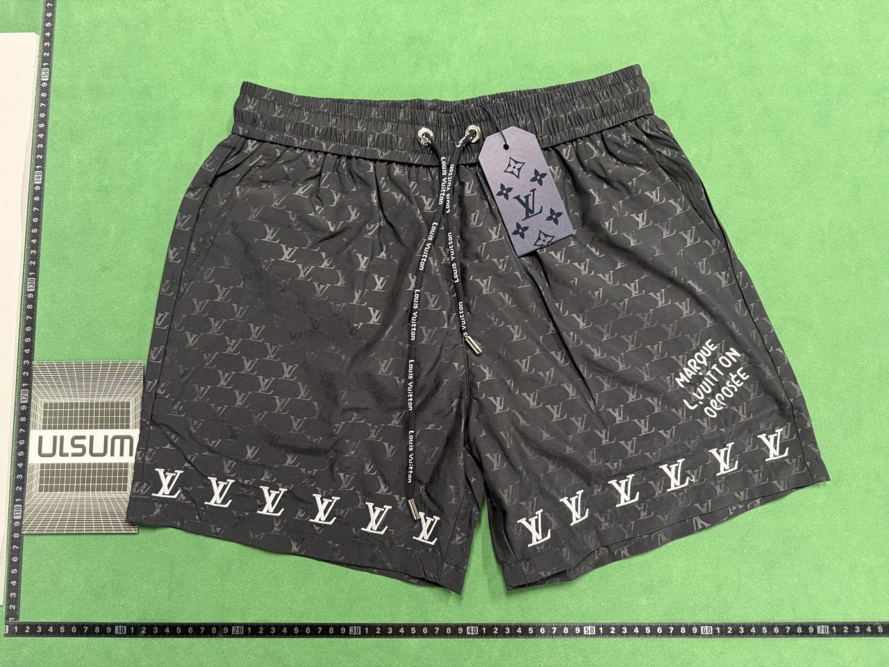 Louis vuitton and Fendi swimming trunks shorts