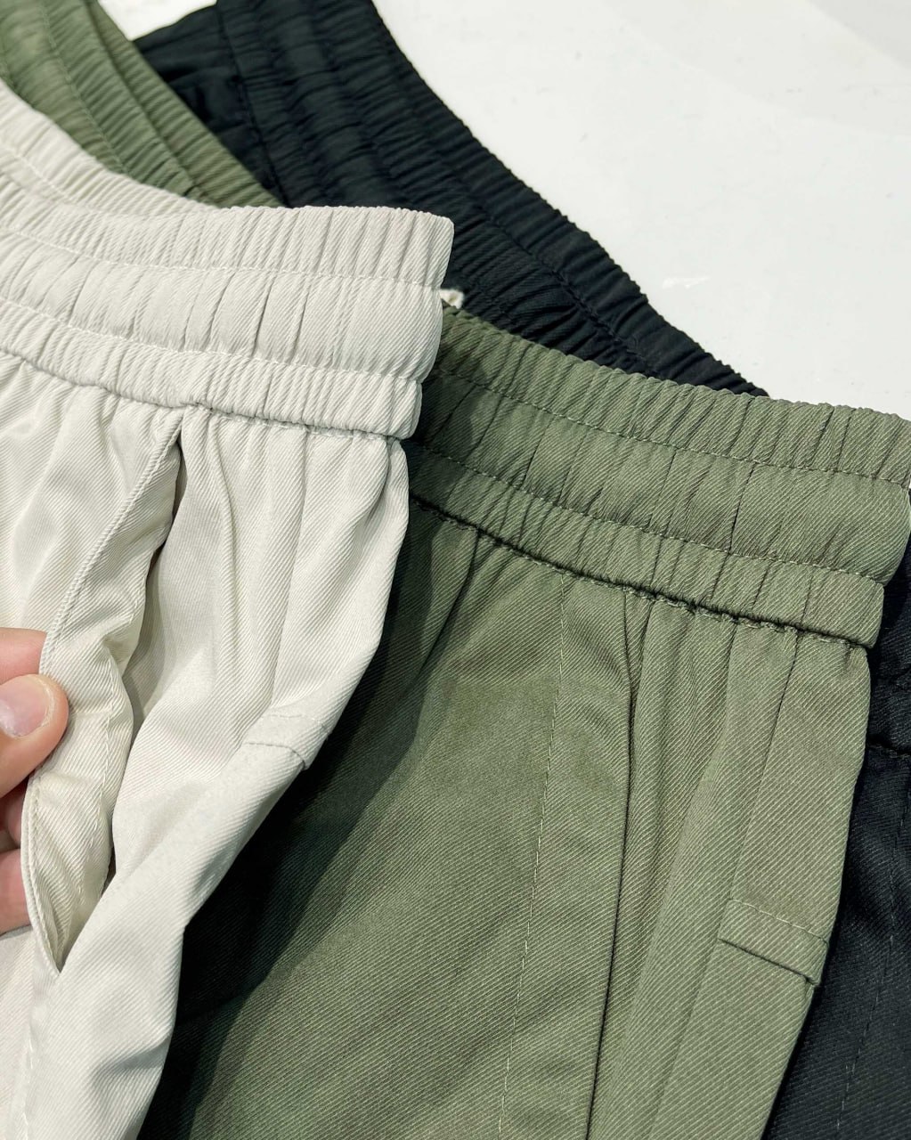 Masked short sleeved shorts