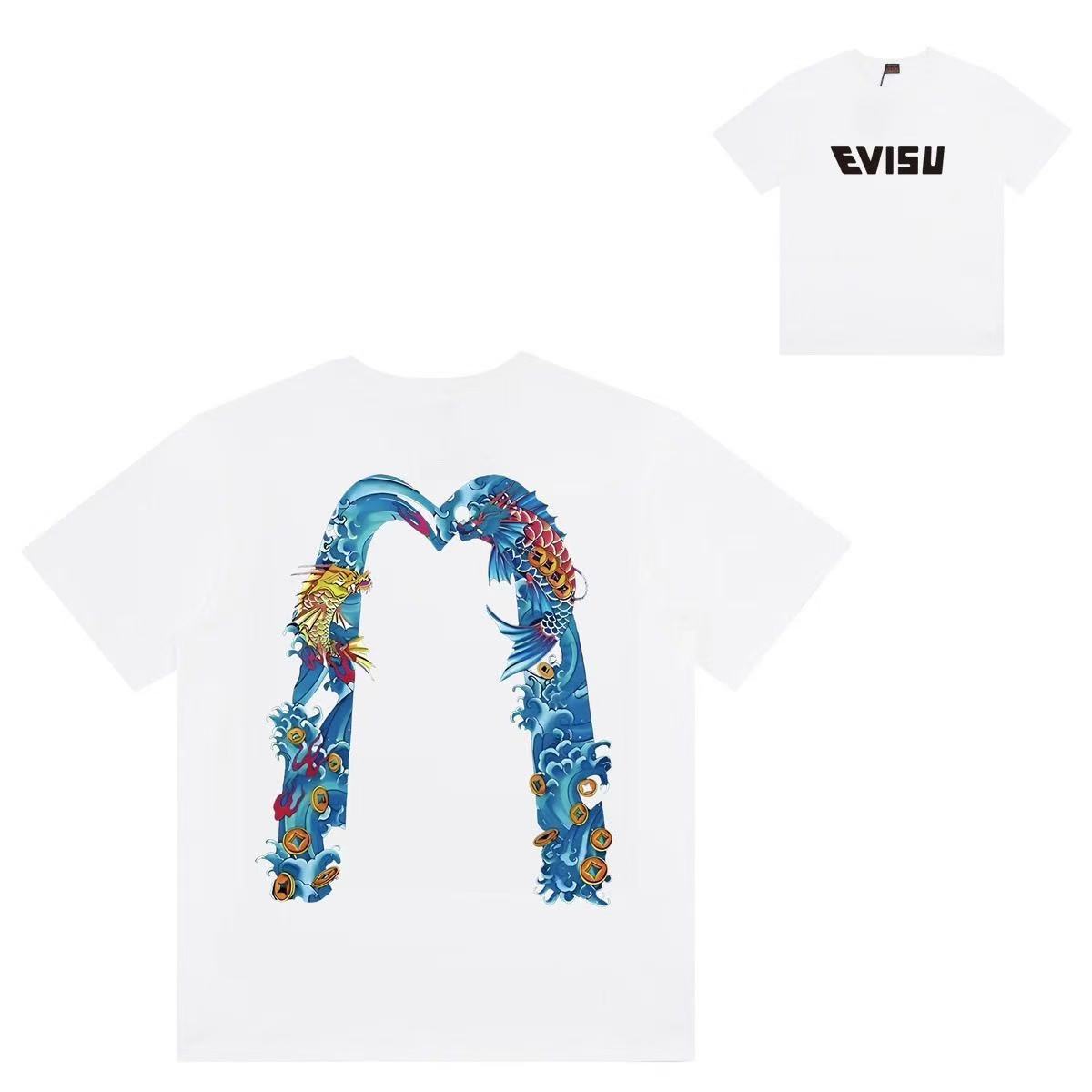 M color printed cotton round neck T-shirt