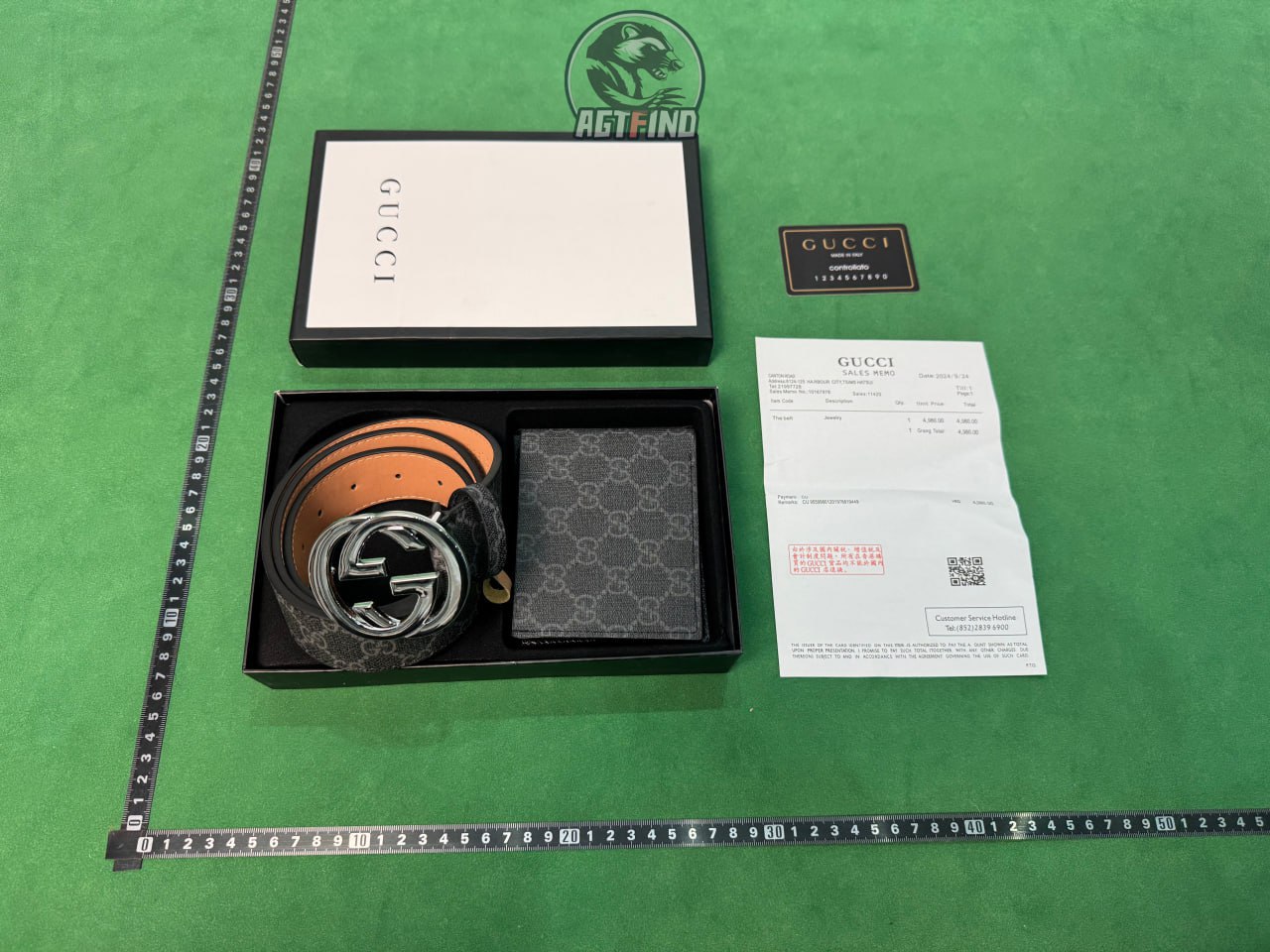 LV /Hermes /Gucci belt wallet gift box