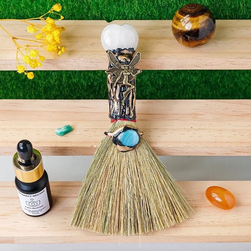 Magic broom ornaments