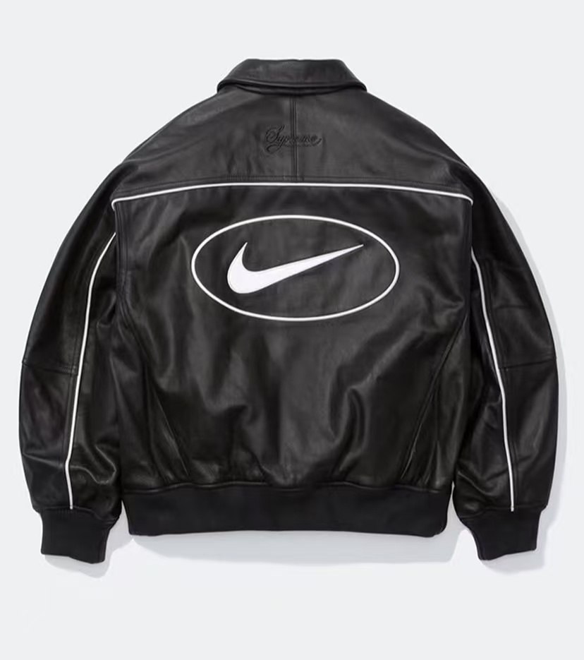 Supreme Nike leather jacket