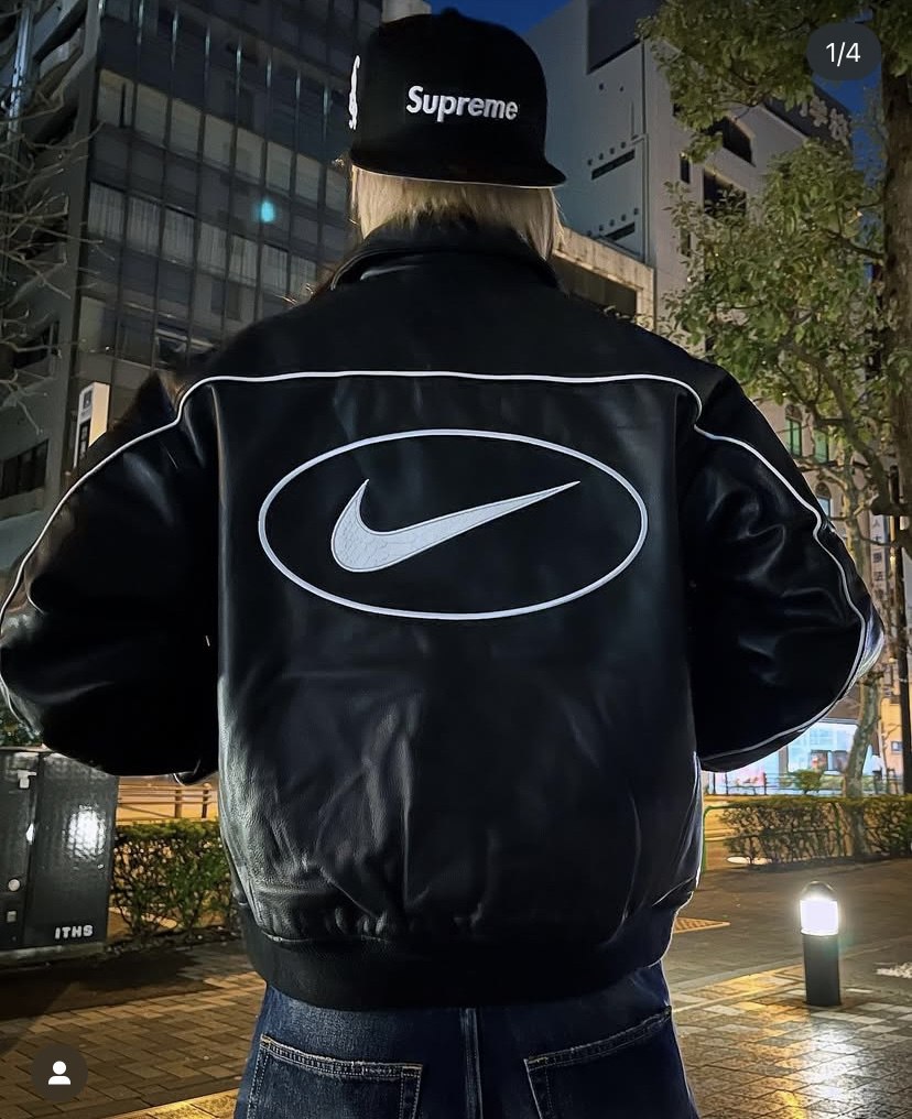 Supreme Nike leather jacket