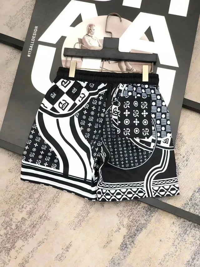 Dolce & Gabbana DG New style printed letters fashionable four-quarter pants beach pants