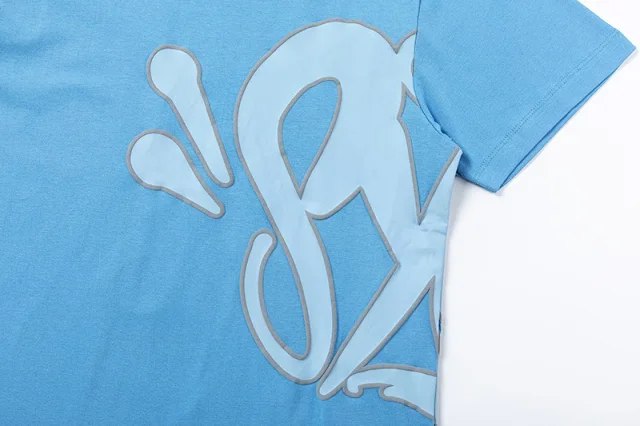  Syna World foam letter print casual short-sleeved T-shirt shorts set