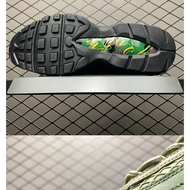 Corteiz NIKE Air Max95 mesh inner height-enhancing shock-absorbing air cushion shoes