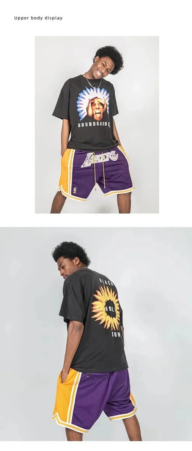 Vintage Soundgarden band breathable print loose short-sleeved T-shirt