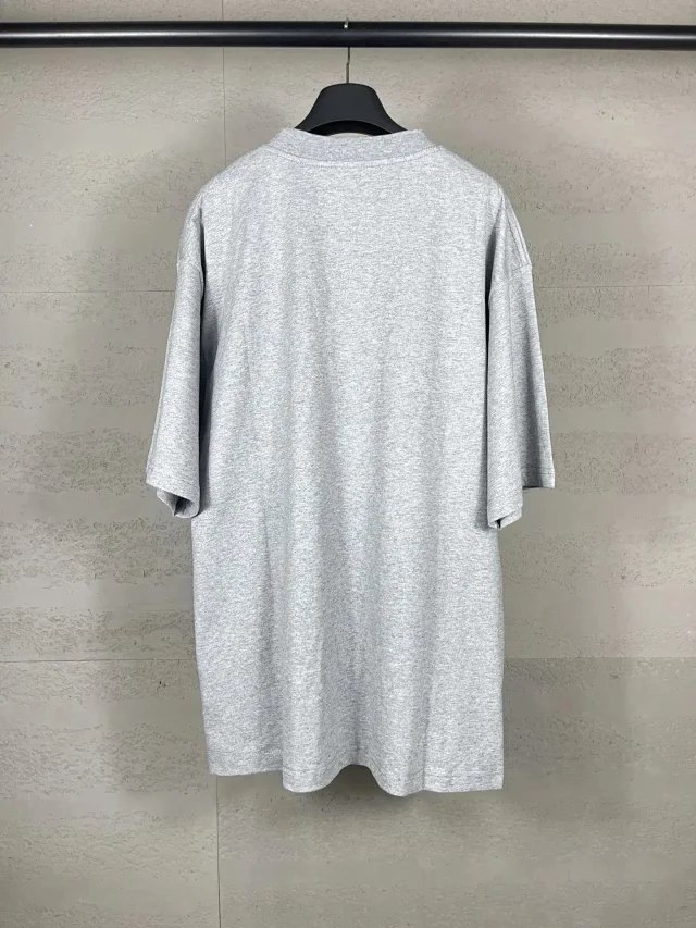 Balenciaga Letter Printed Pullover Round Neck Short Sleeve T-Shirt