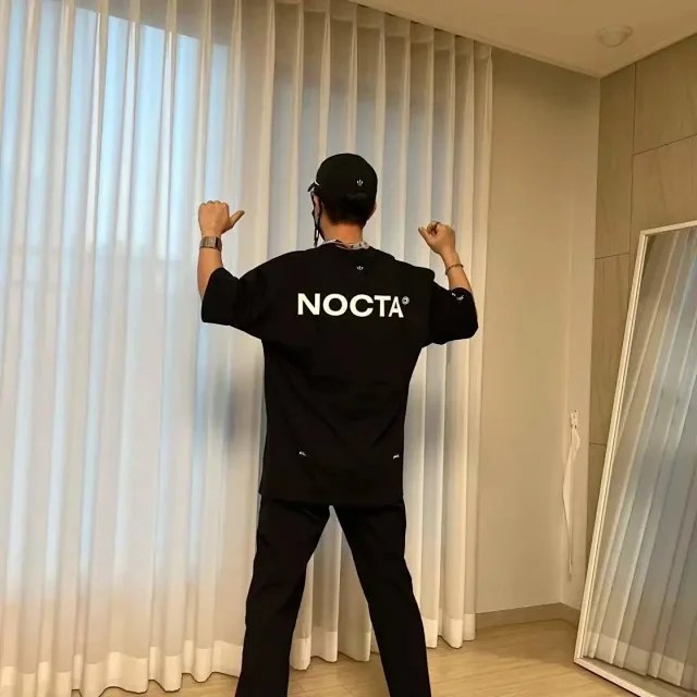 Nike NOCTA joint new letter print cotton short-sleeved T-shirt