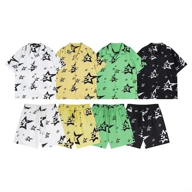 Sp5de Sp5der 55555 new casual beach vacation suit