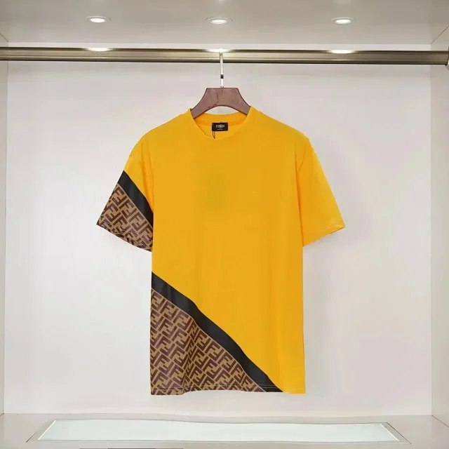 Fendi Loose round neck pullover straight short sleeve T-shirt
