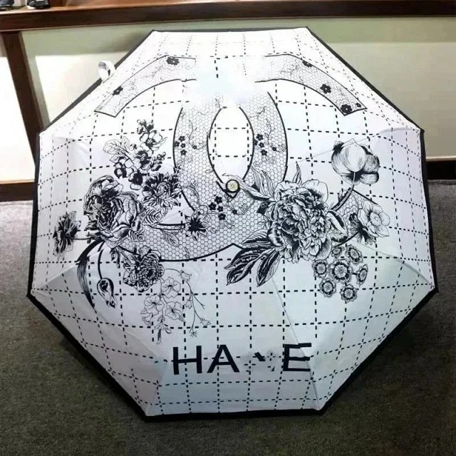 Louis Vuitton LV Chanel Saint Laurent YSL Dior classic sun and rain dual-use anti-ultraviolet umbrella