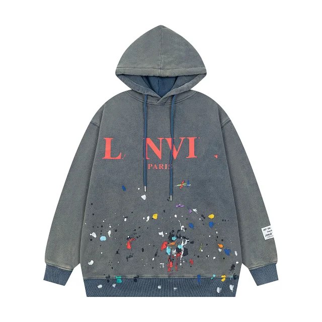 Gallery Dept Fashionable Boxing Gloves Unisex Hooded Zipper Cardigan Sweater Jacket