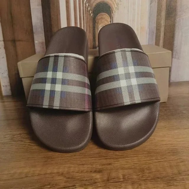 Burberry stylish home leisure non-slip slippers