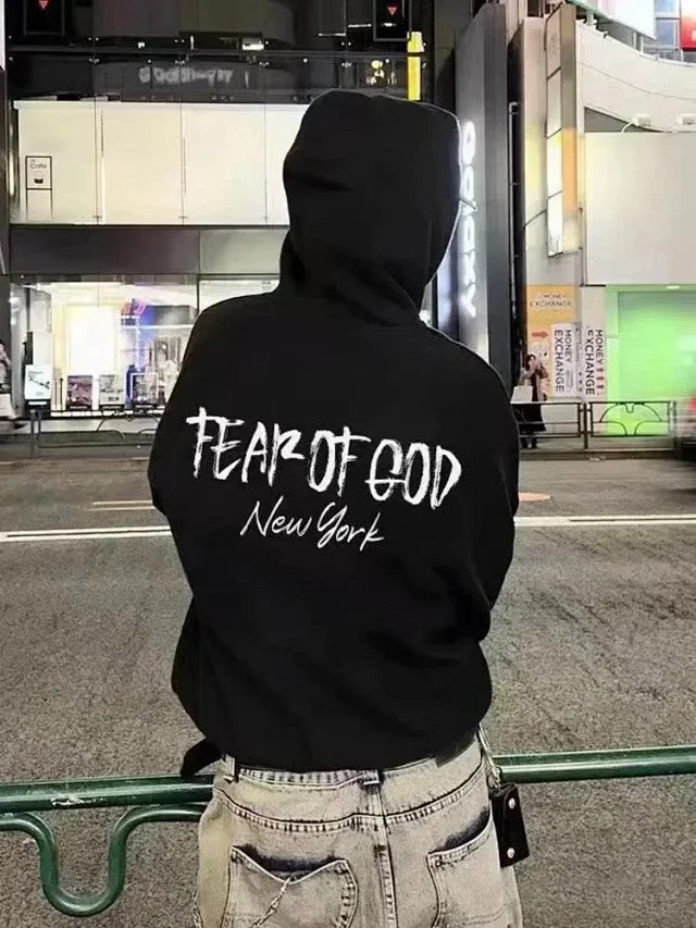 ESSENTIALS Pure cotton American New York limited edition hoodie