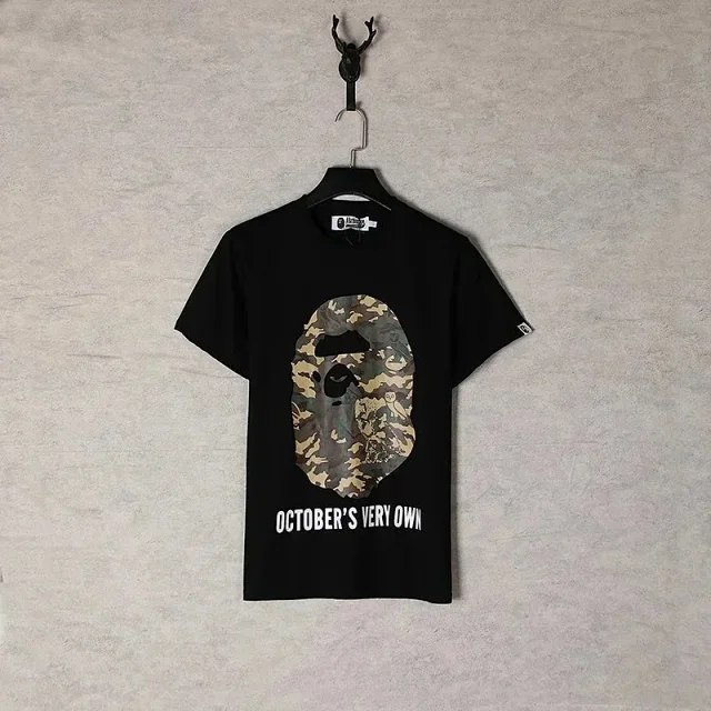 APE letter couple half-sleeved ape round neck print short-sleeved T-shirt（15 styles)