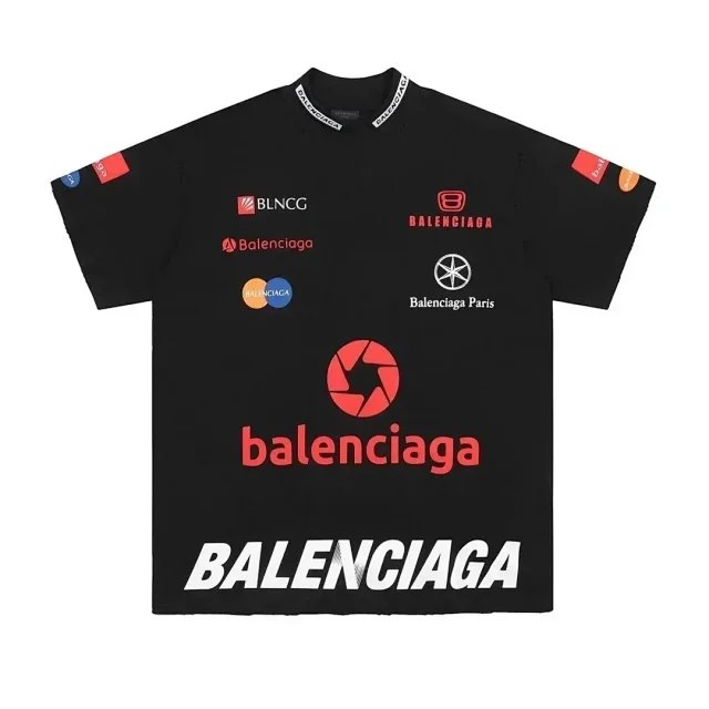 BALENCIAGA Summer fashion trend versatile T-shirt